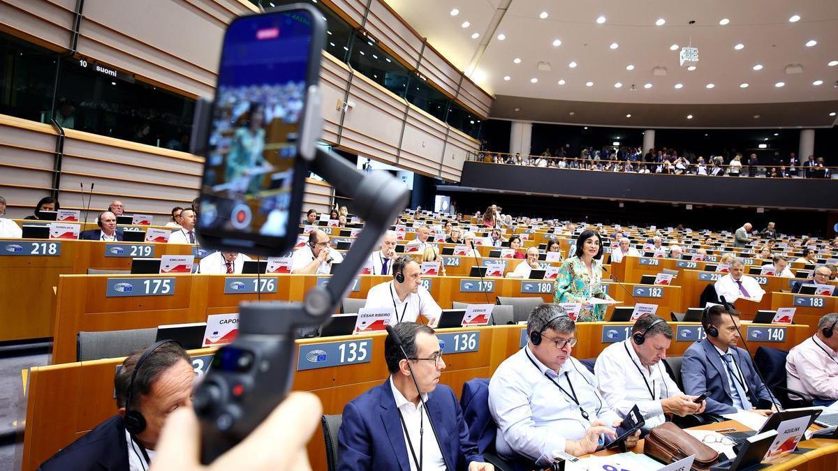 Imagen de archivo de la participación de la alcaldesa, Carolina Darias, en el CdR.