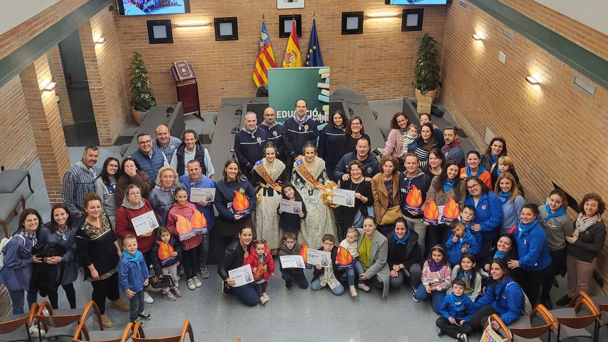 Entrega de premios de las fallas escolares de Aldaia