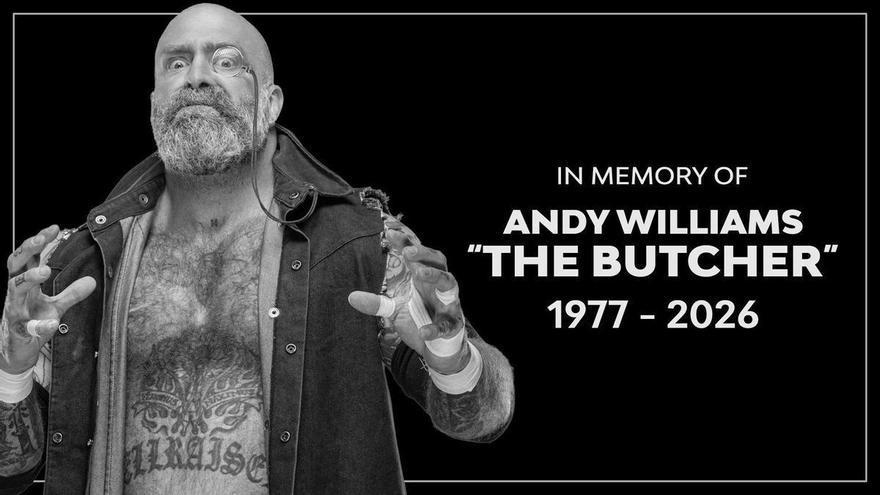 Muore in pieno combattimento il lottatore di 48 anni Andy Williams, conosciuto come 'The Butcher'