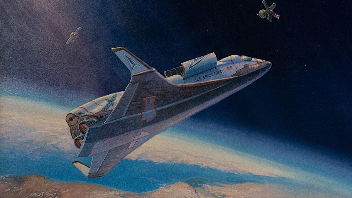 Concepto de una futura interceptación espacial.