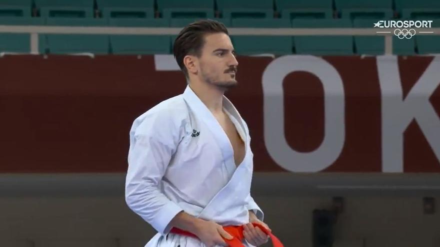 Damián Quintero aconsegueix la medalla de plata en kata