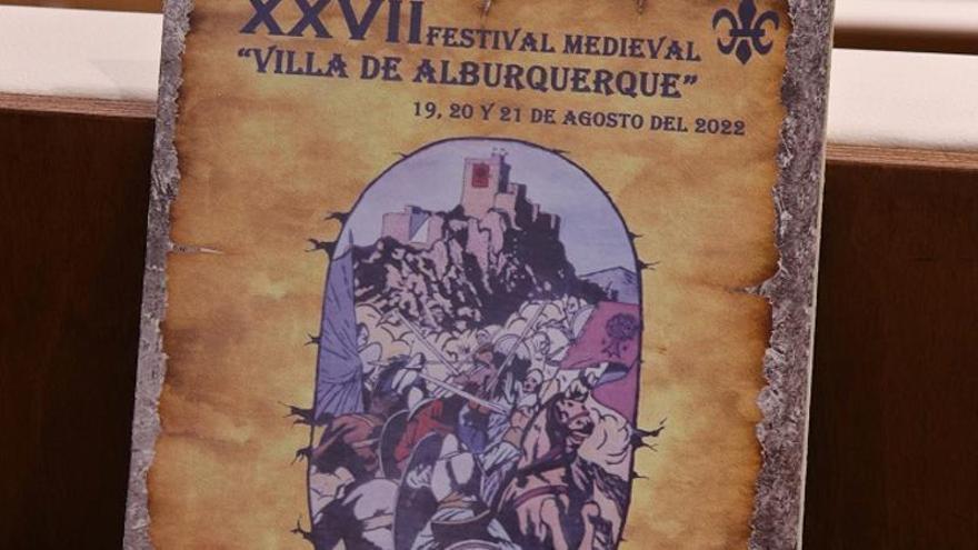 Cartel del XXVII Festival Medieval Villa de Alburquerque.