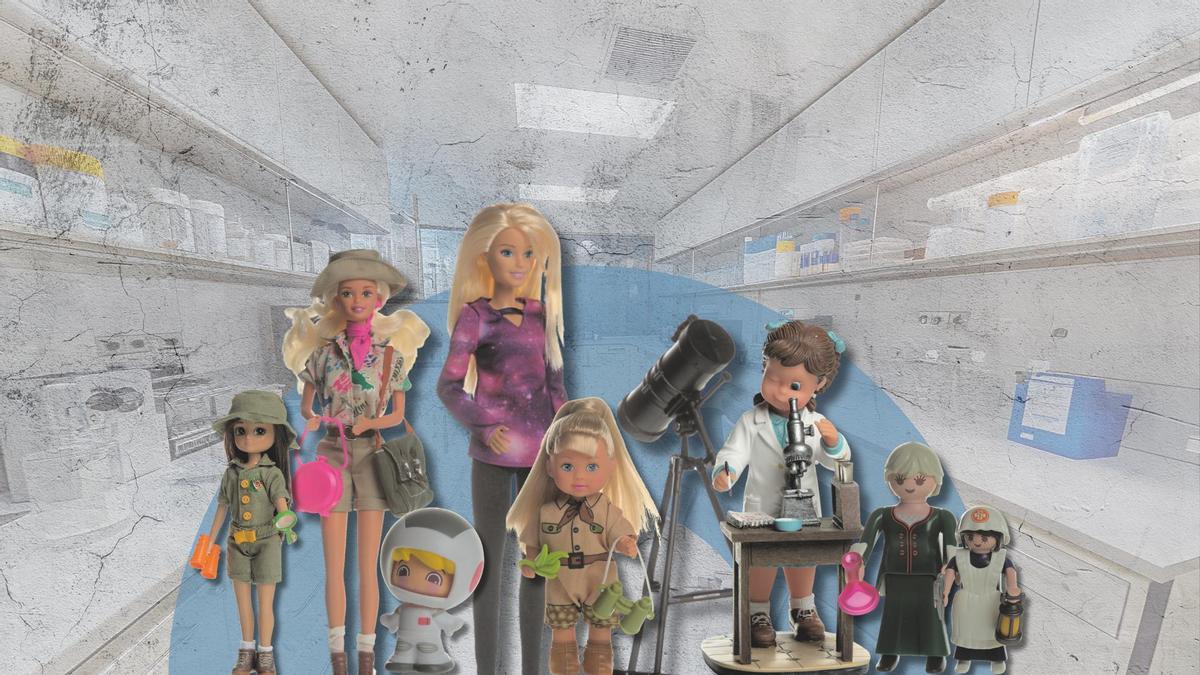 Barbie asalta el laboratorio, la exposición de la Universidad de Oviedo que pretende captar vocaciones y romper la brecha de género