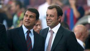 Laporta y Rosell mantienen ahora una buena relación