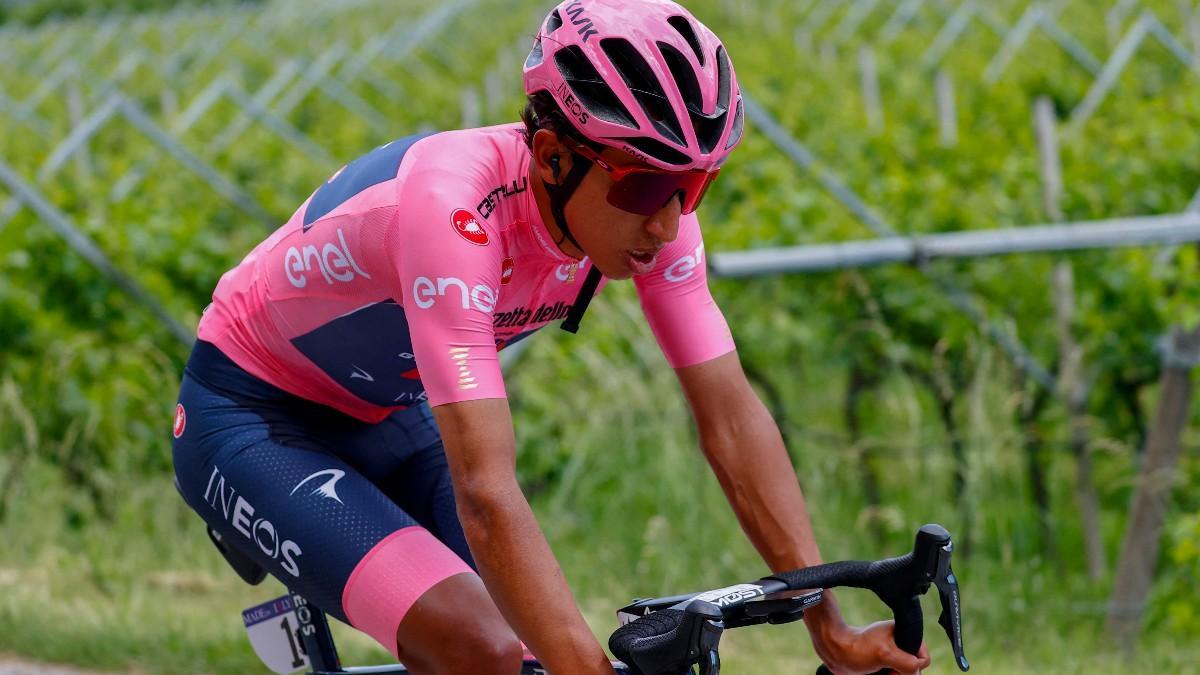 Bernal, durante la etapa de hoy