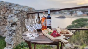 Los vinos y algunos de los bocados de la ruta Camí de mar, entre Palamós y S’Alguer.