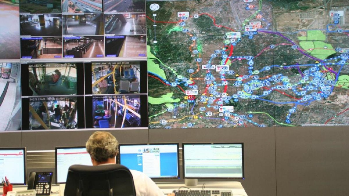 Centro de Control de Transportes operado por la empresa ICCA, con sede en el Parque Tecnológico de Córdoba.
