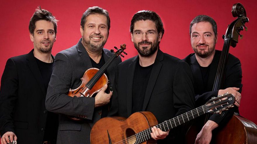 Arriba, Nitescu y el trío de Joscho Stephan; abajo, Devon Allman.