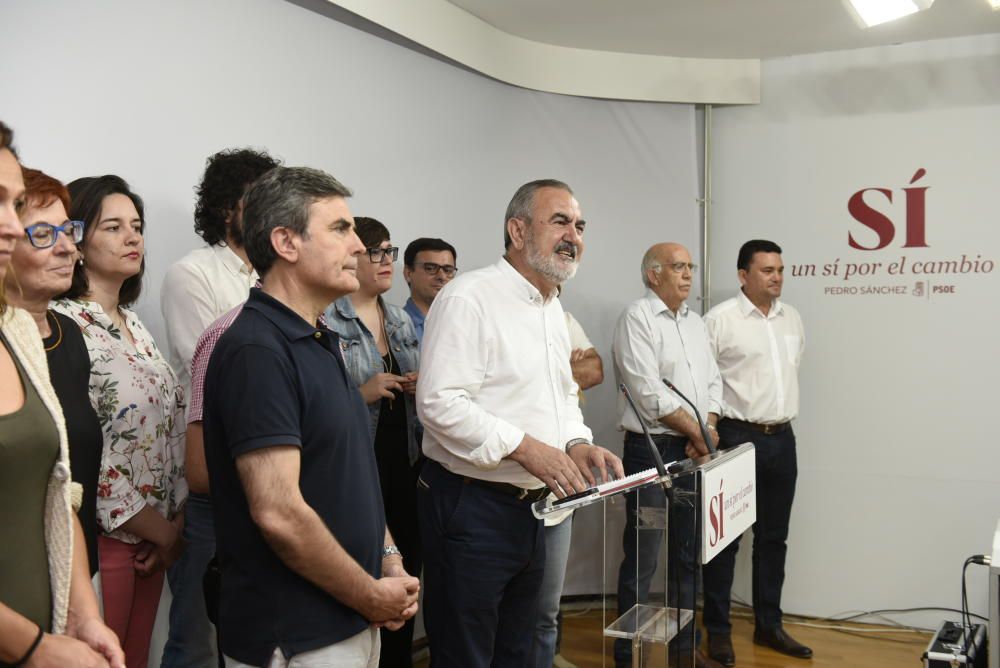 Noche electoral en el PSOE