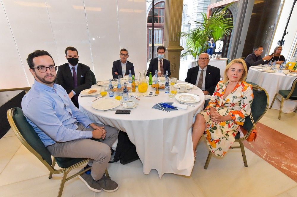 Augusto Hidalgo, en el Foro de Prensa Ibérica en Canarias