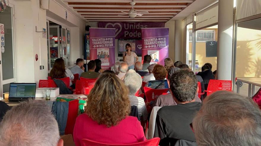 Unidas Podemos presenta sus propuestas en ses Païsses con Isa Serra y Manu Pineda