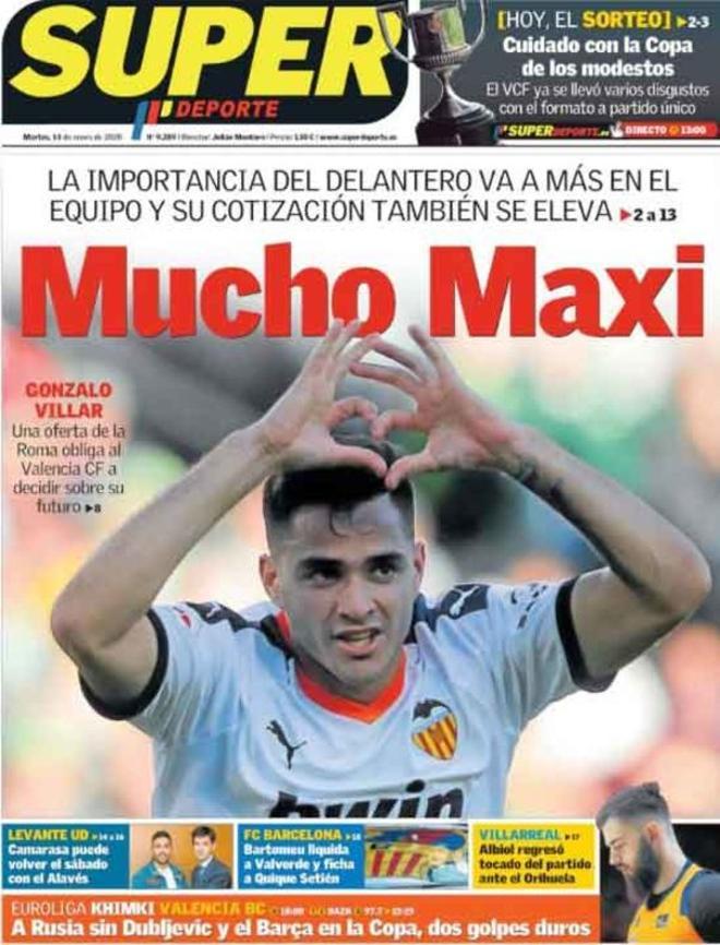 Las portadas del día en la prensa deportiva