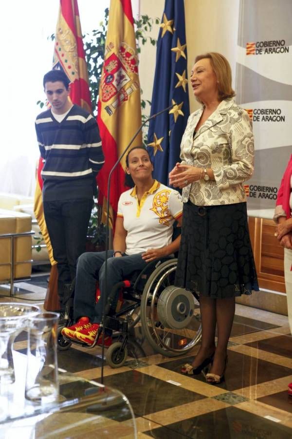 Fotogalería: Recibimiento a los paralímpicos aragoneses