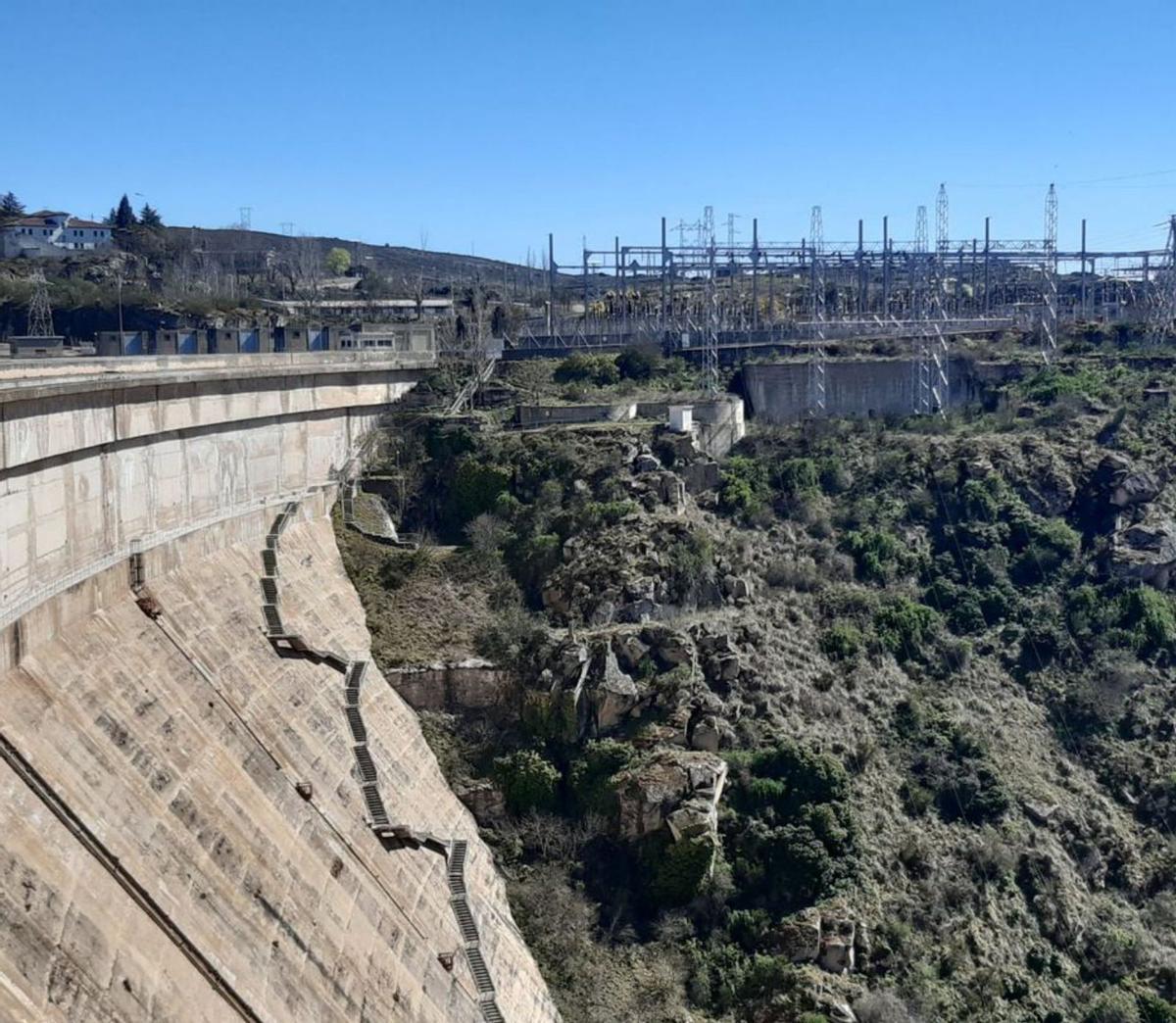 Presa del salto de Ricobayo. | Ch. S.