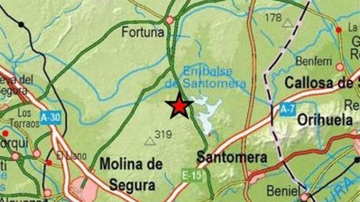 Terremoto de 2.5 de magnitud al sur de Fortuna.