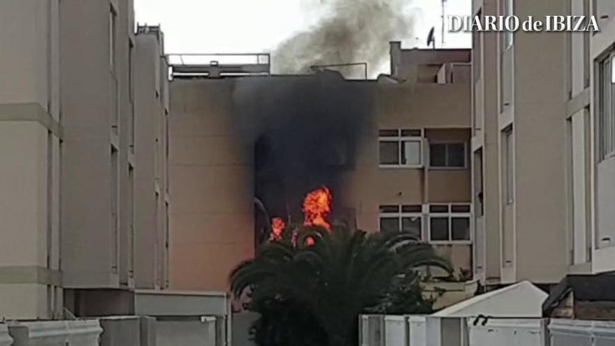 Incendio en Ibiza