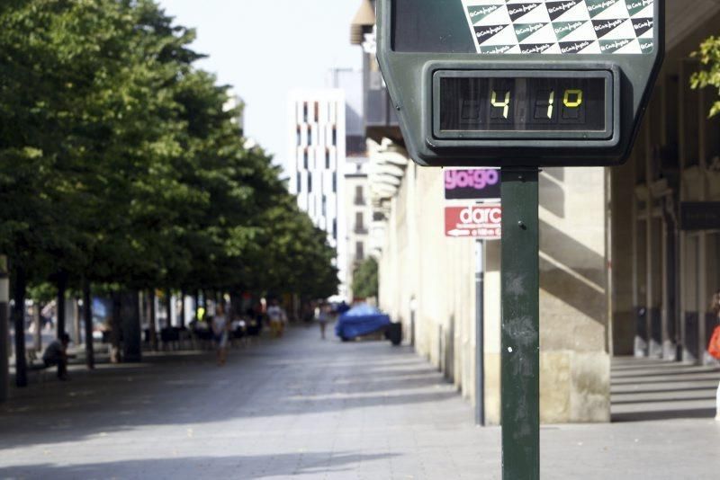 Domingo de calor en Zaragoza