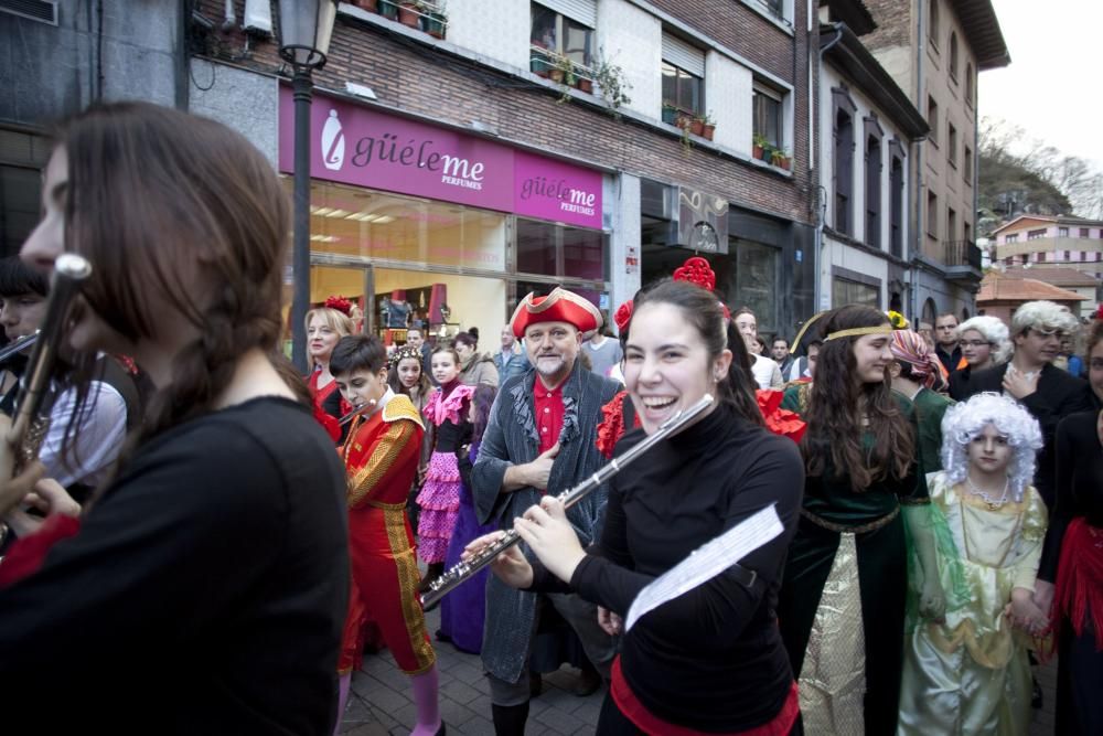 Desfile de Carnaval del Conservatorio de Música Valle del Nalón en Sama, Langreo