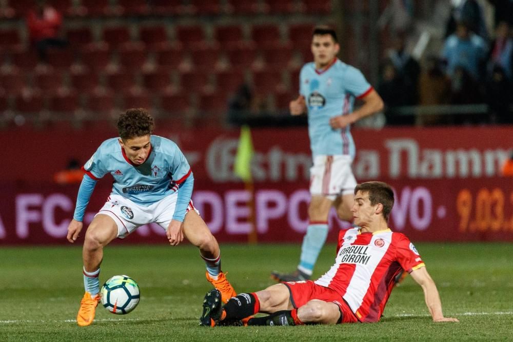 El Celta no pudo superar al Girona en Montilivi // Eddy Kelele