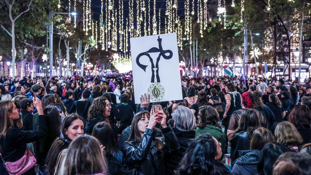 Barcelona clama NO a la violencia hacia las mujeres