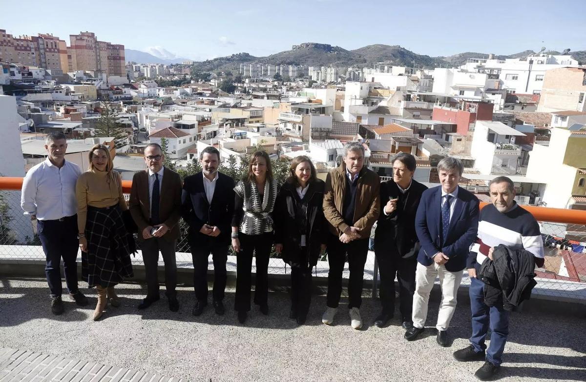 Inauguración del Parque del Sendero del Cau, en Mangas Verdes, el pasado 9 de enero.