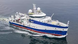 El nuevo buque oceanográfico español, casi listo para zarpar