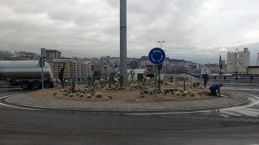 Vista de la &#039;rotonda del Cactus&#039; de Vigo // FARO