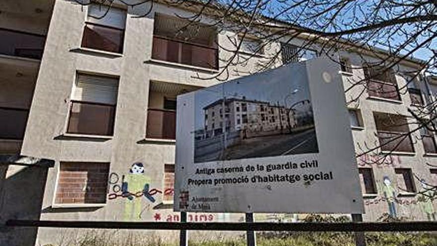 Edifici de l&#039;antiga caserna, l&#039;altre actiu que es va recuperar de MoiàFutur