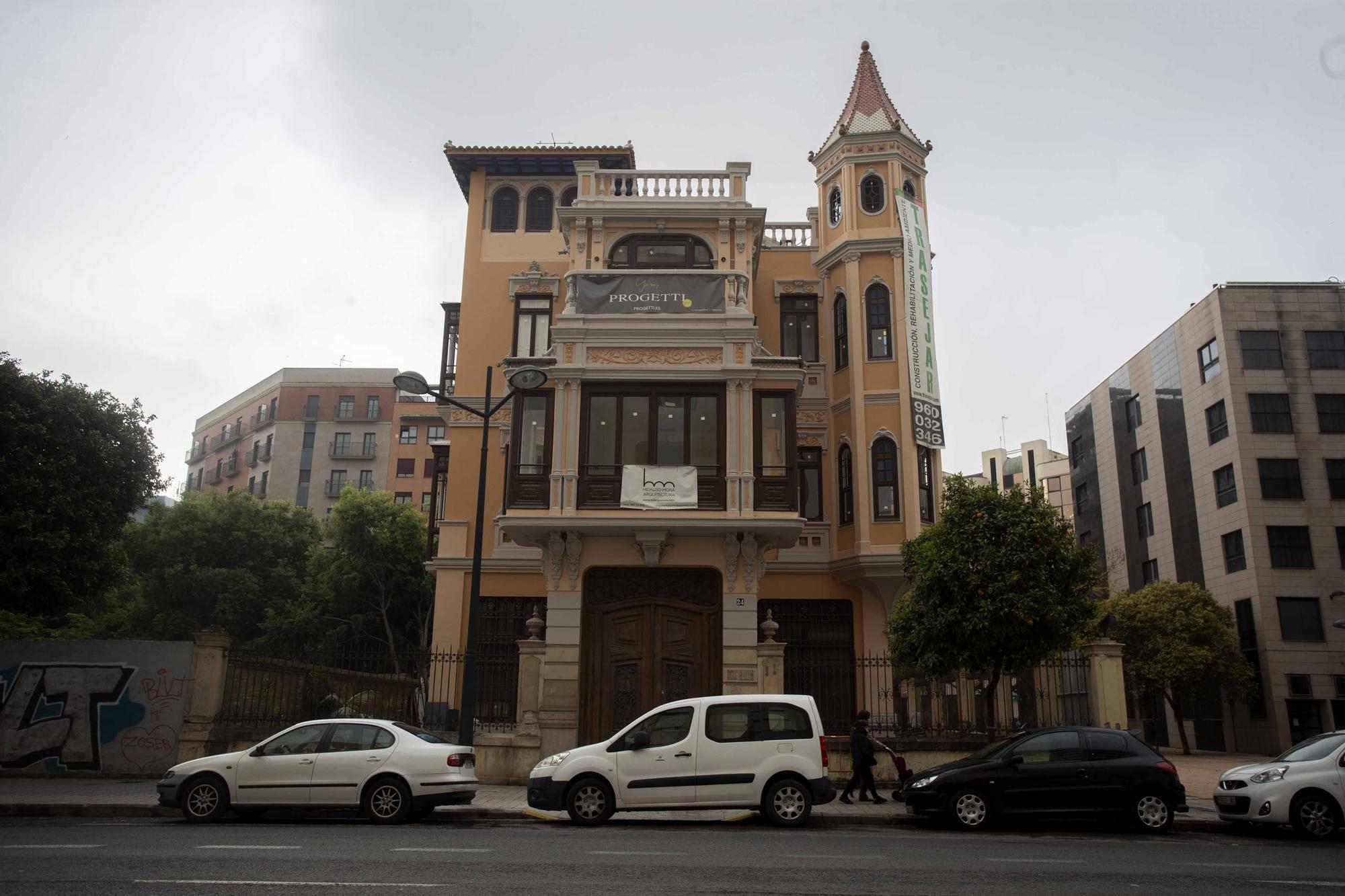 Así vuelve a la vida el Palacete de Burgos (Casa del Médico) de la Avenida del Puerto