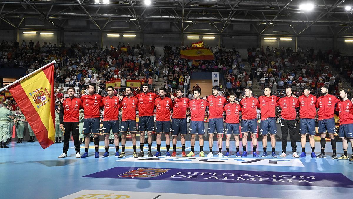 Los Hispanos, en uno de sus últimos partidos en Almería, donde no estuvo convocado Gedeón Guardiola