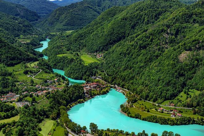 Río Soca, Eslovenia