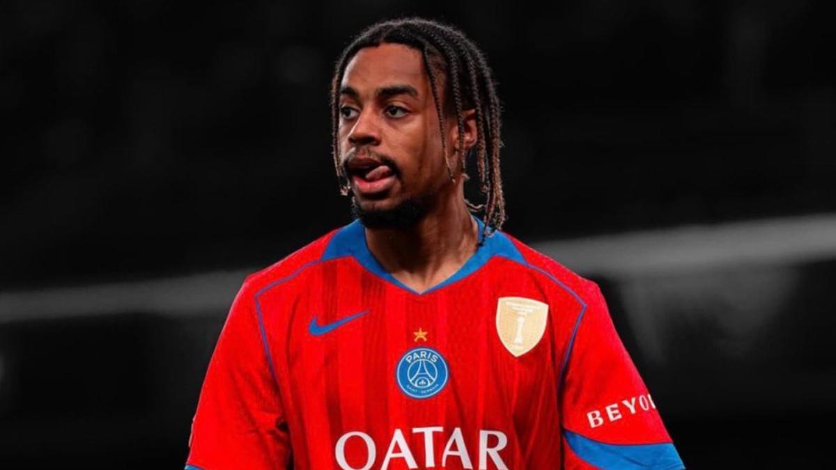 Bradley Barcola, jugador del Paris Saint-Germain