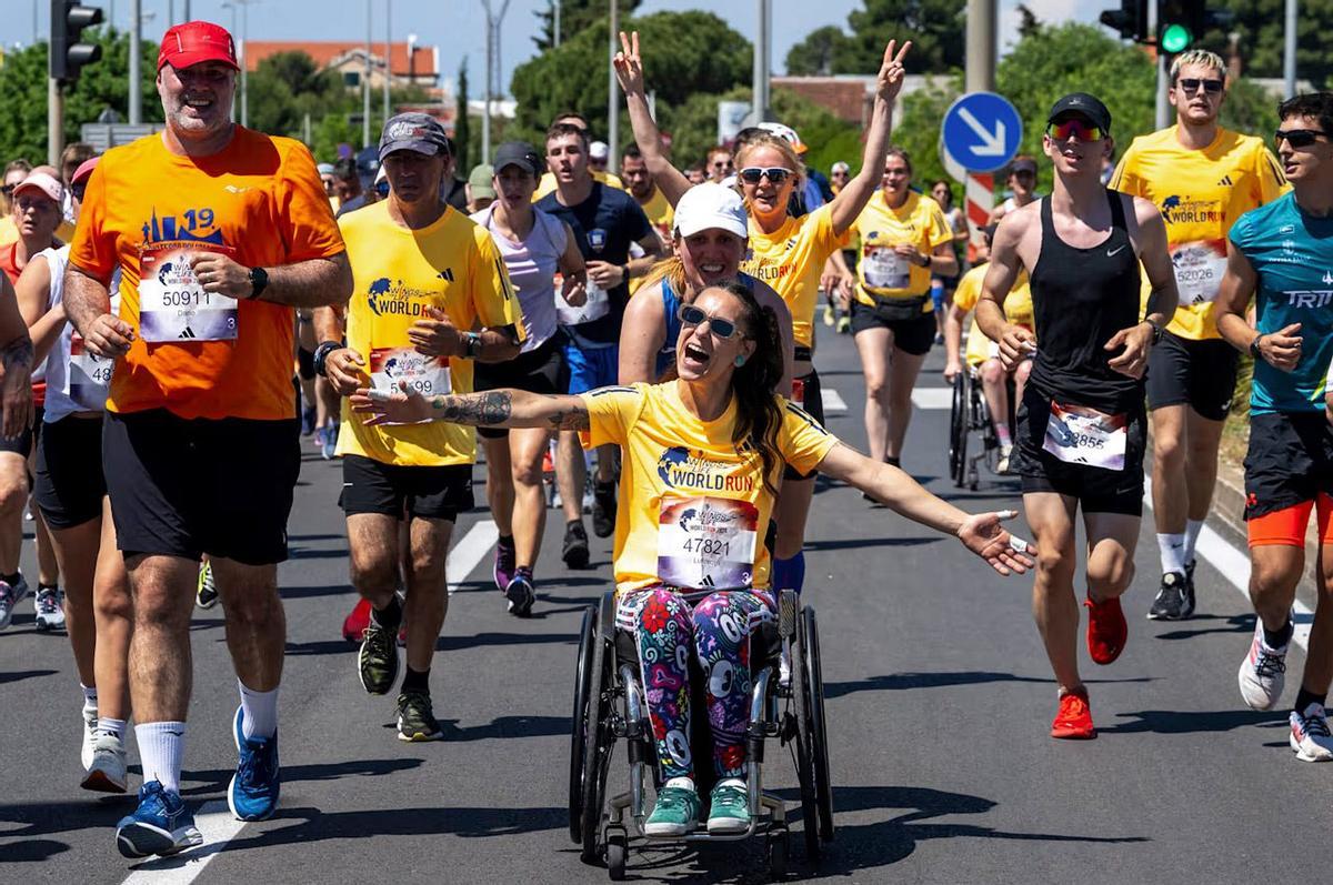 Una carrera que se disputa de forma simultánea por todo el mundo.