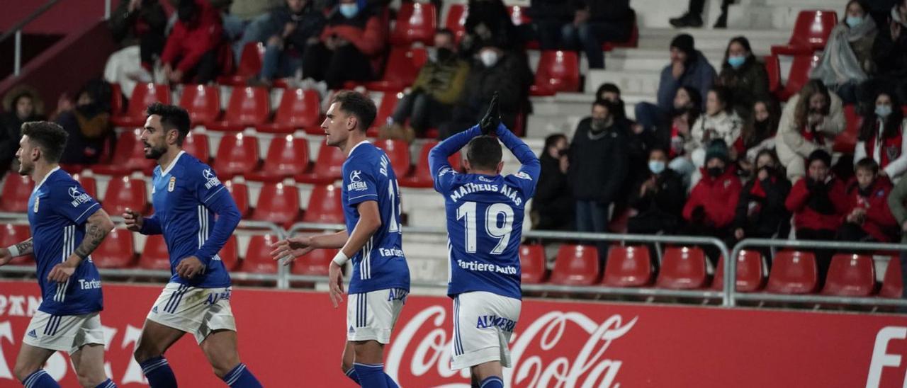 Viti, Costas, Dani Calvo y Matheus, tras elgol del brasileño. | Área 11