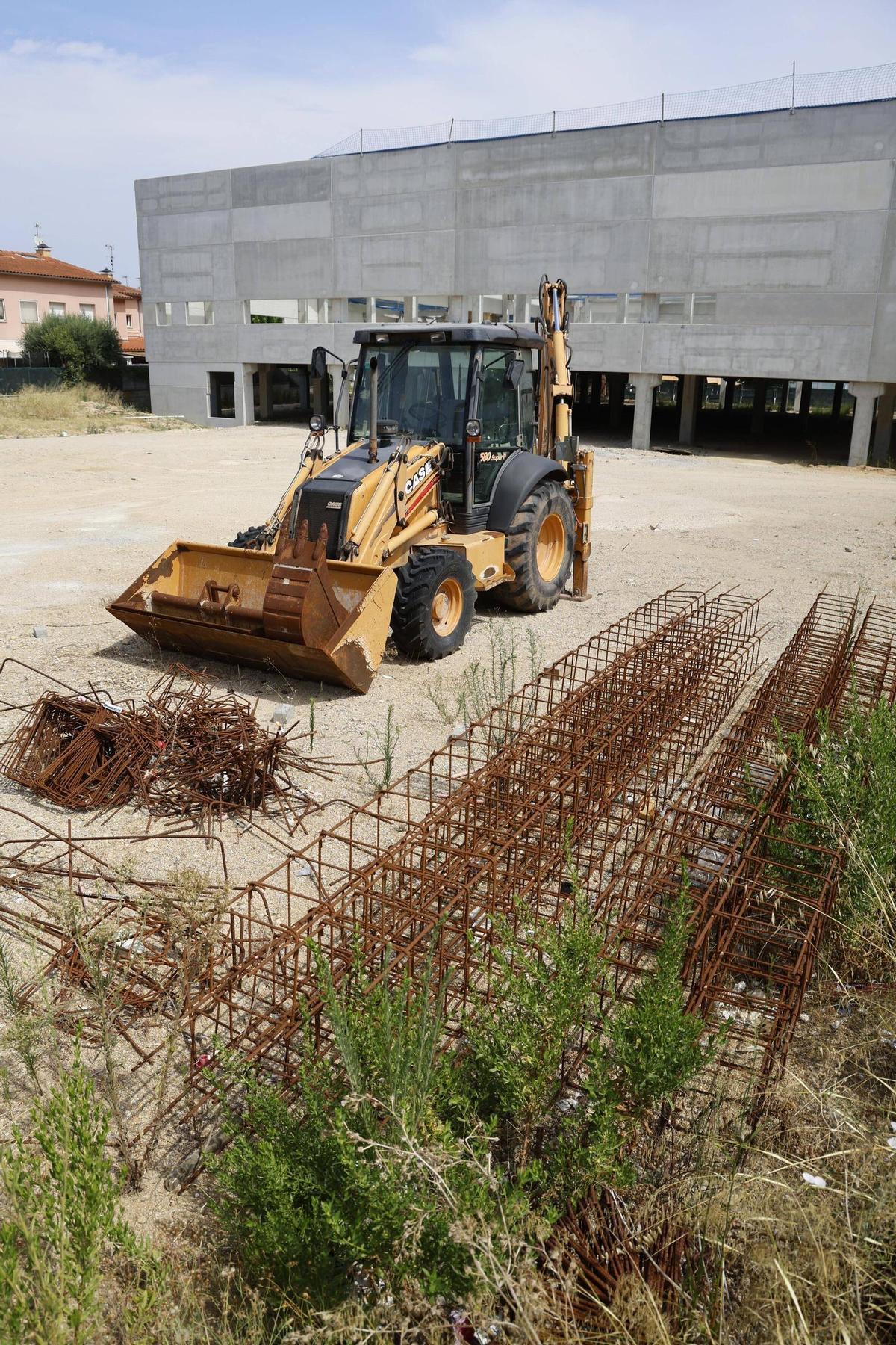 Les imatges de les obres per constuir un supermercat d'una cadena xilena a Vilablareix