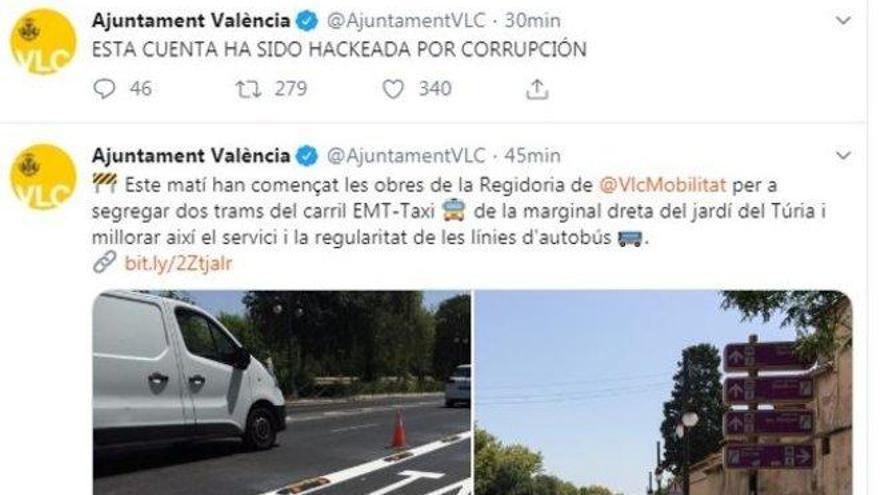 Hackeadas las cuentas de Twitter de varios ayuntamientos españoles