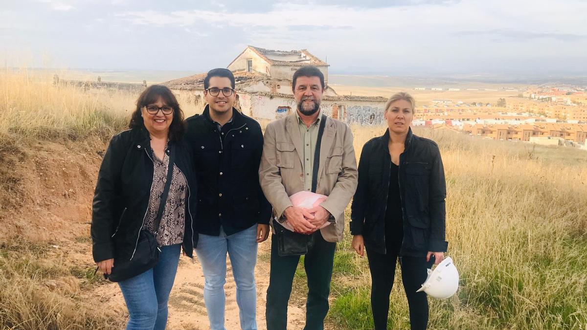 Visita de Ciudadanos a la zona en una imagen de archivo.