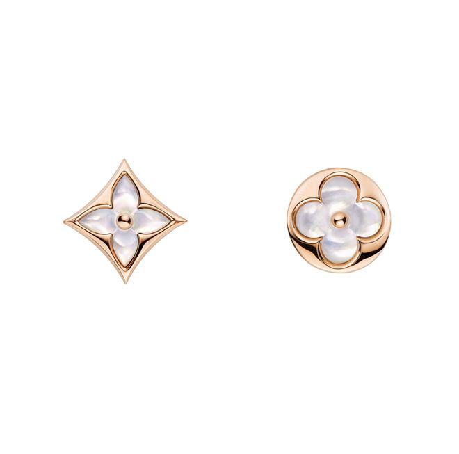 'Color Blossom' de Louis Vuitton: Pendientes de botón