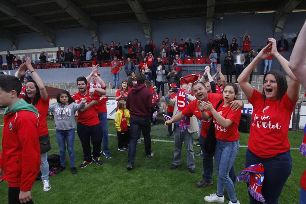 Celebració del títol de Tercera de l'Olot