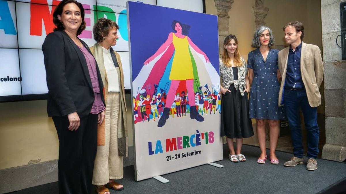 Presentación del cartel de las fiestas de la Mercè 2018