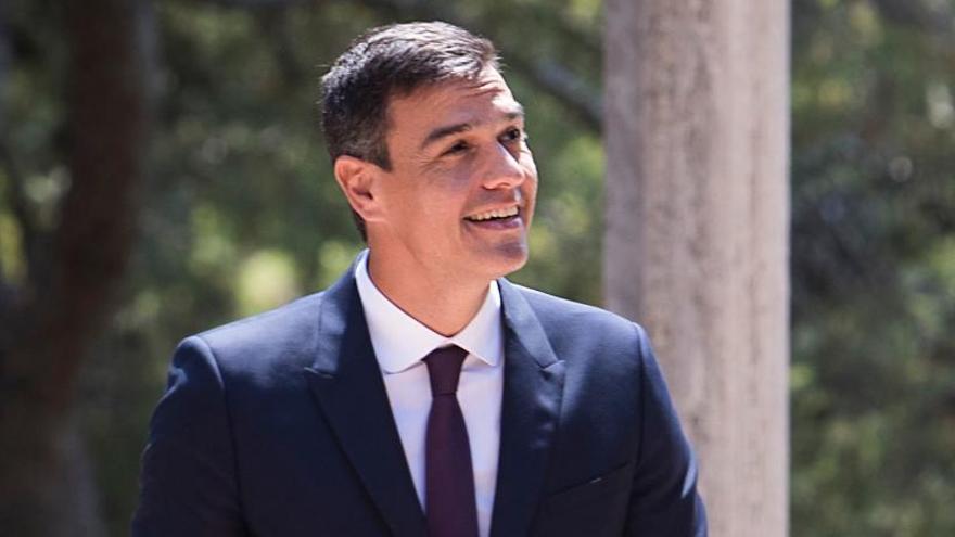 Pedro Sánchez, este lunes en Palma.