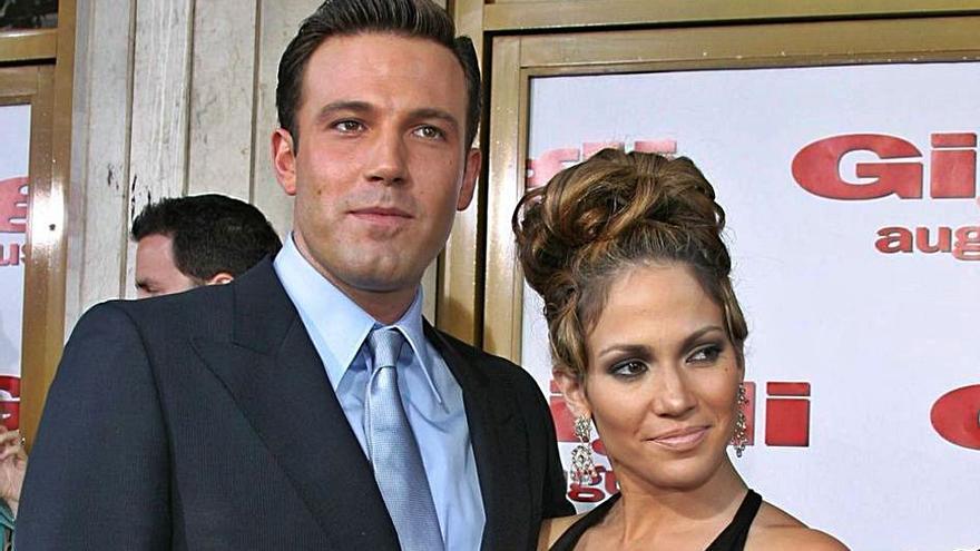 Ben Affleck y Jennifer López, en su anterior etapa como pareja.