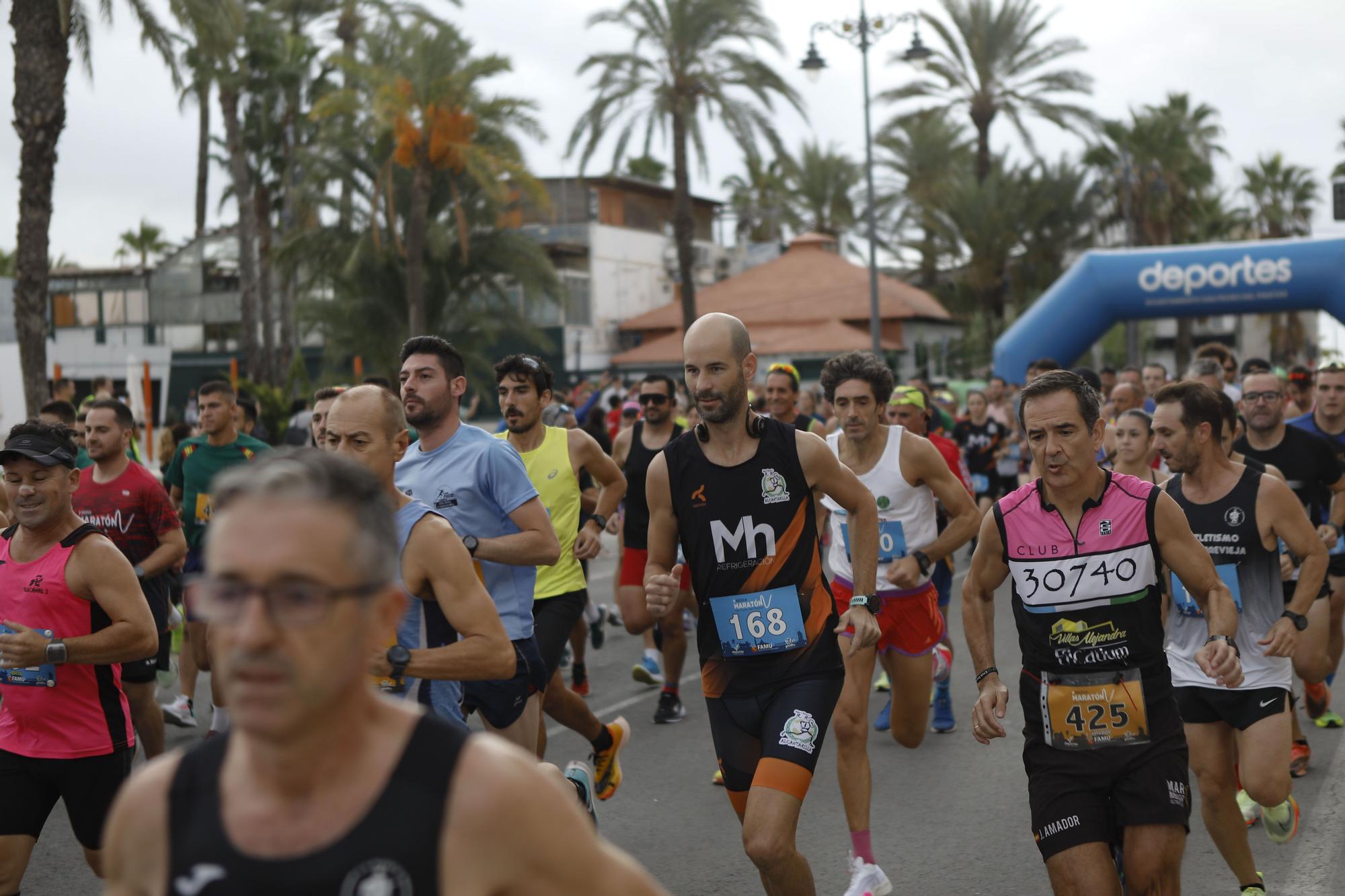 La media maratón Paraíso Salado de San Pedro del Pinatar, en imágenes