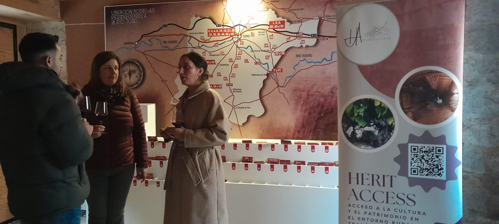 GALERÍA | Presentación de "HeritAccess", el proyecto de la Ruta del Vino de Toro que hace la Bodega Histórica del Vino de Toro 100 % accesible