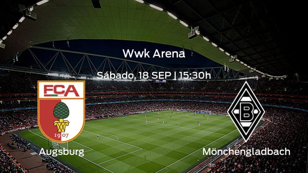 Jornada 5 de la Bundesliga: previa del encuentro FC Augsburg - Borussia Mönchengladbach