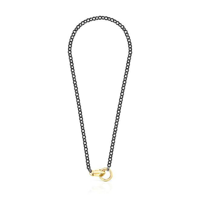 Collar con charms de plata, de Tous