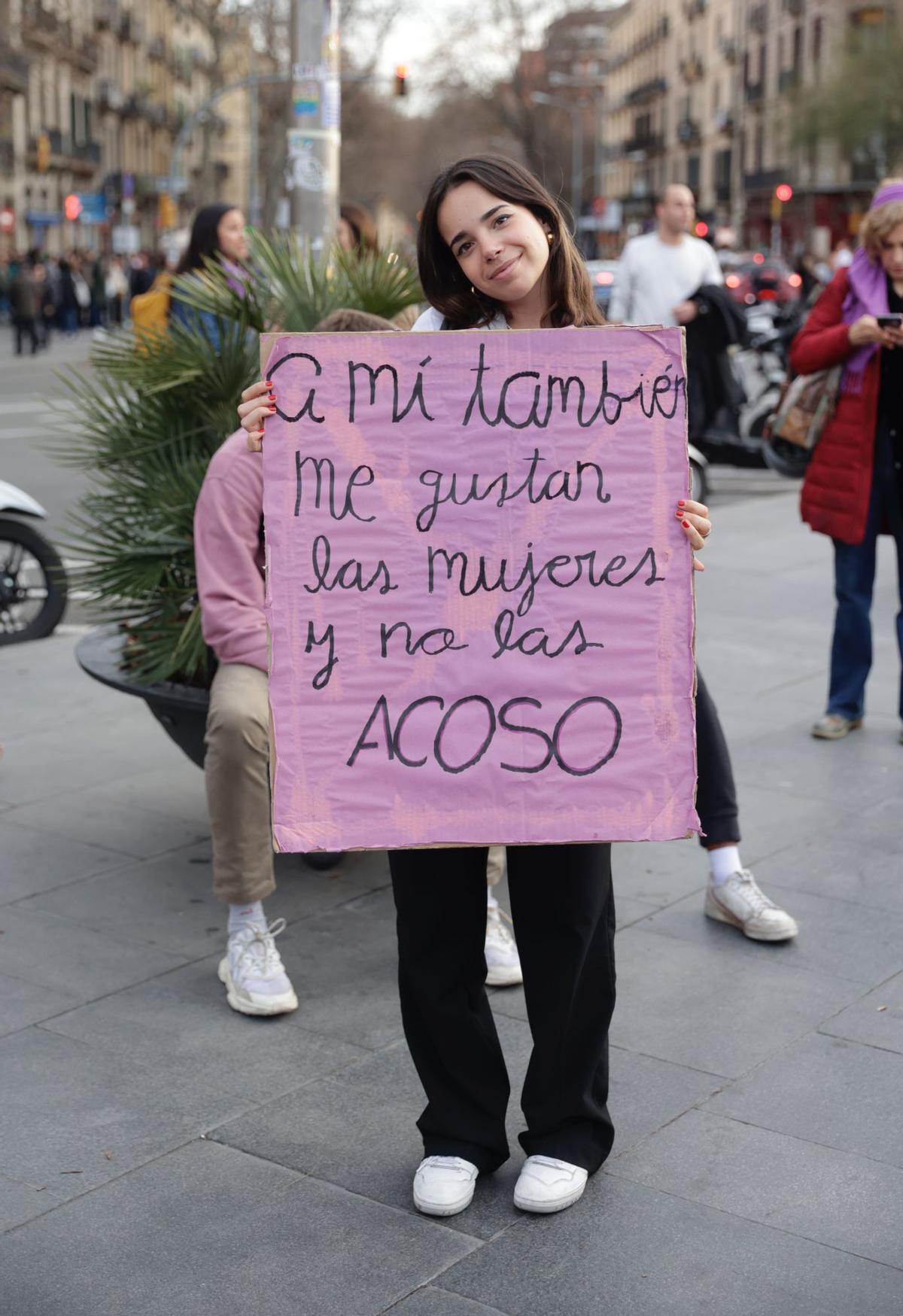 Manifestación del 8-M en Barcelona