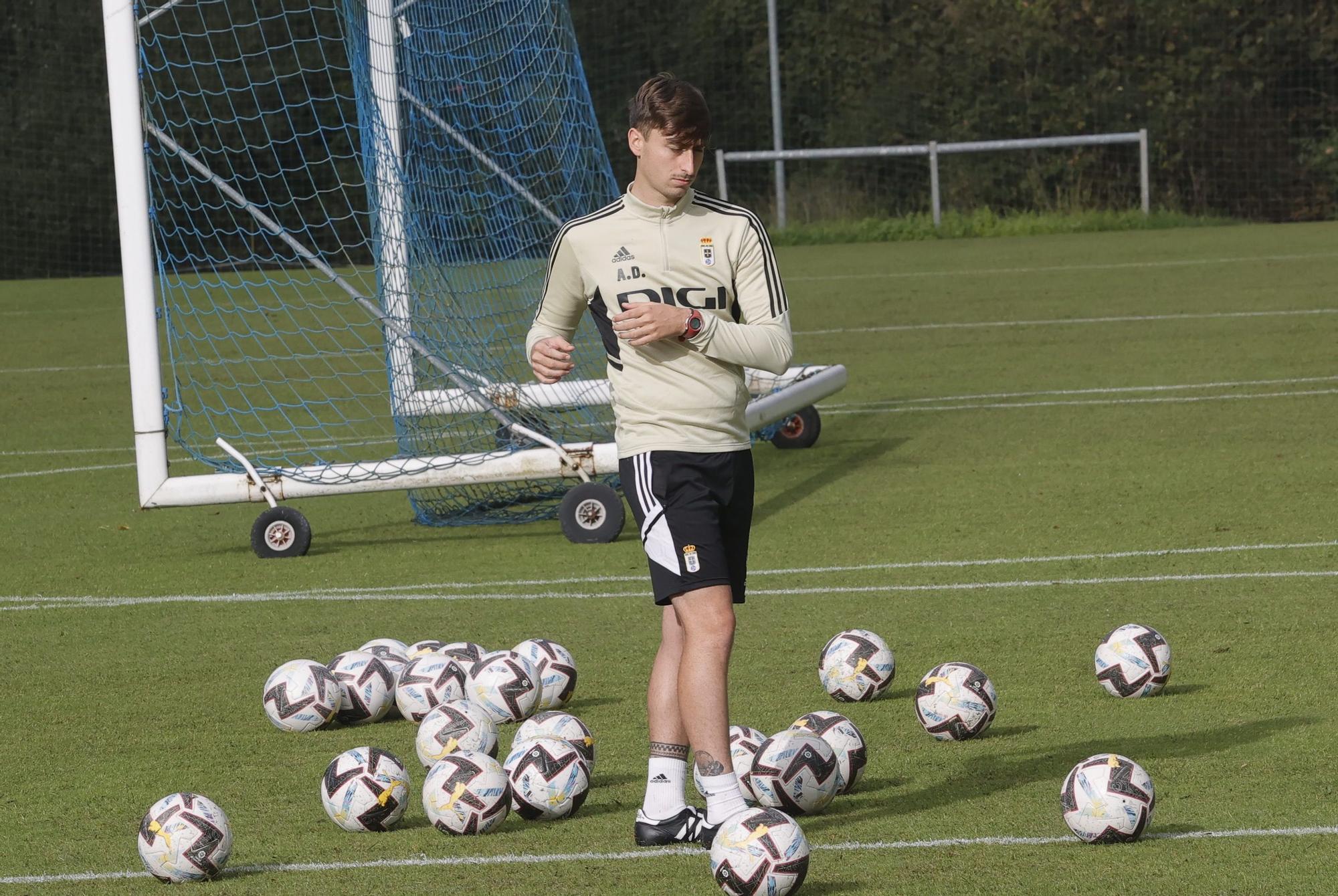 Las imágenes del entrenamiento del Oviedo