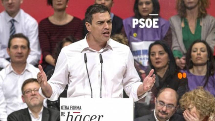 Pedro Sánchez dice que el PSOE hará posible &quot;la España de las oportunidades&quot;