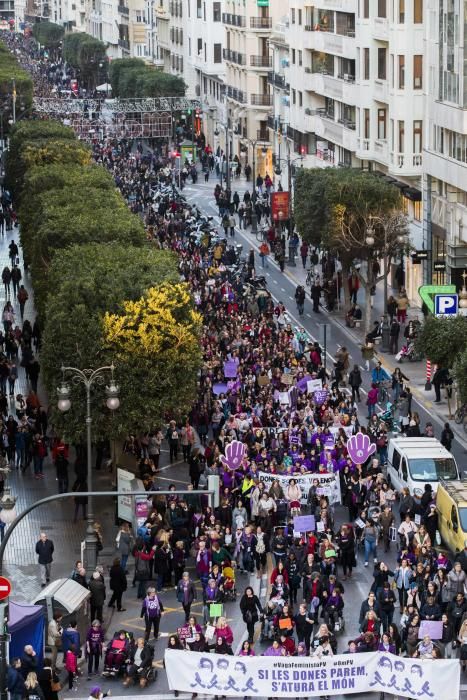 Manifestación del Día de la Mujer en València